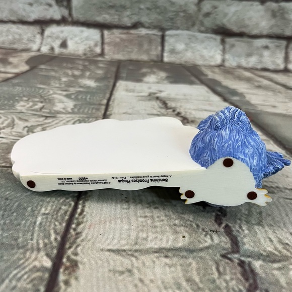 Sonshine Promise Bird Plaque A Happy Heart Is Good Medicine Gretchen Clasby 1998 - Picture 5 of 13